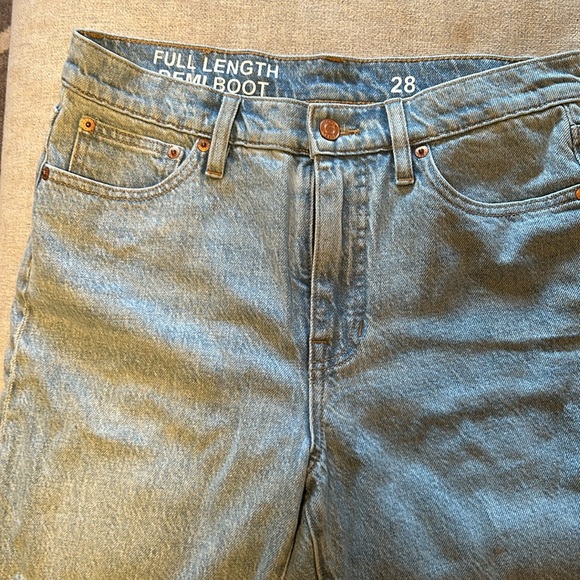 J Crew Full-length demi-boot jean in Light Indigo wash. - Picture 4 of 4